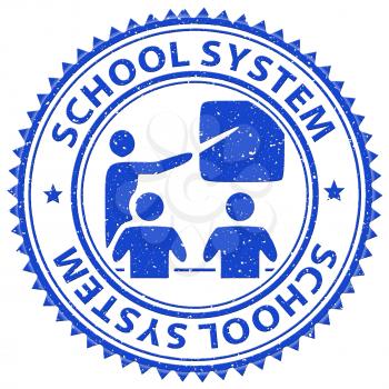 School System Representing Stamp College And Systems