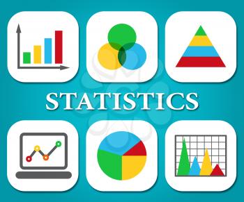 Statistics Charts Meaning Stats Statistical And Diagram
