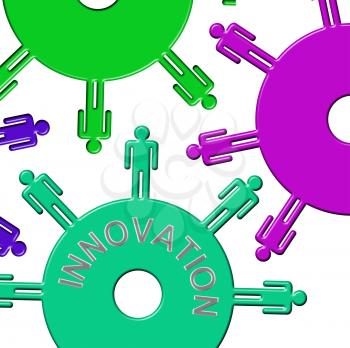 Innovation Cogs Meaning Gear Wheel And Collaboration