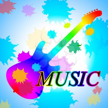 Guitar Music Meaning Sound Track And Play