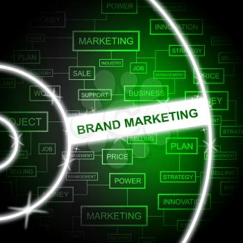 Brand Marketing Showing Company Identity And Trademark