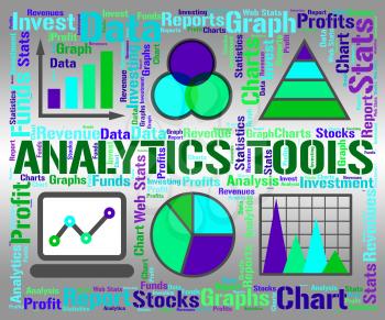 Analytics Tools Showing Business Graph And Apps