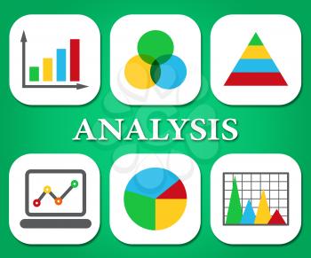 Analysis Charts Representing Business Graph And Infograph