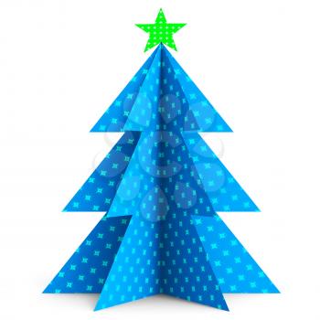 Xmas Tree Indicating New Year And Holiday