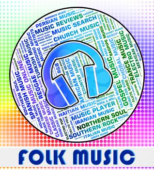 Folk Music Representing Sound Tracks And Soundtrack