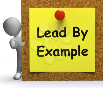 Lead By Example Note Meaning Mentor Or Inspire
