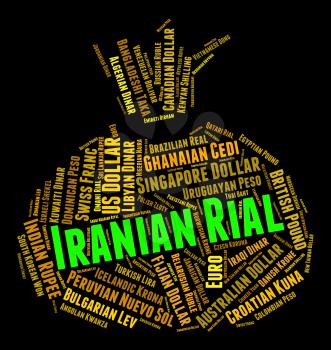 Iranian Rial Representing Forex Trading And Exchange