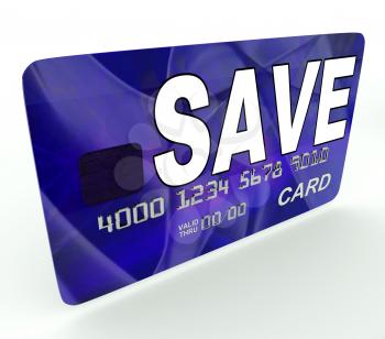 Save Bank Card Meaning Financial Reserves And Savings Account