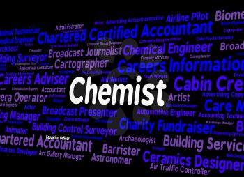 Chemist Job Indicating Lab Technician And Chemicals
