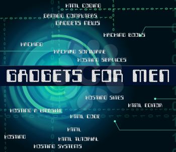 Gadgets For Men Indicating Mod Con And Things