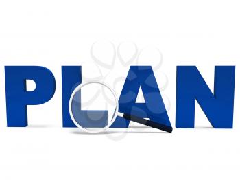 Plan Word Showing Plans Planned Planning And Aims