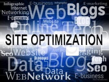 Site Optimization Indicating Searching Www And Optimized