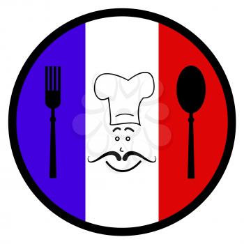 Food Restaurant Indicating French Europe And Eatery