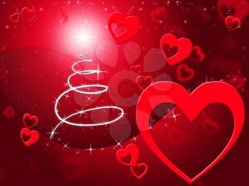 Xmas Tree Meaning Valentine Day And Celebration