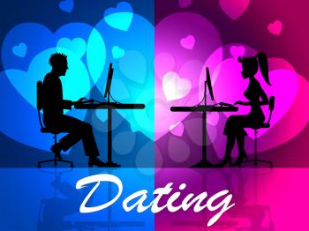 Dating Online Representing Web Site And Sweethearts