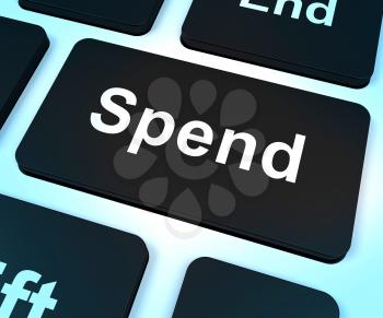 Spend Key Showing Spending And Finances