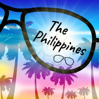 Philippines Word On Glasses Means Go On Leave And Vacation