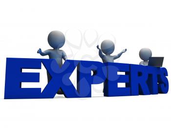 Experts Word Showing Expertise Advice And Consultants