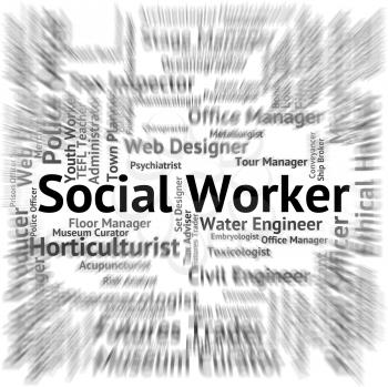 Social Worker Meaning Blue Collar And Operator