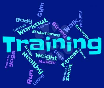 Training Words Meaning Physical Activity And Wordcloud 