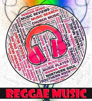Reggae Music Showing Sound Tracks And Soundtrack