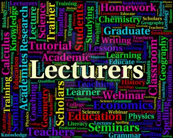 Lecturers Word Meaning Address Speeches And Presentations