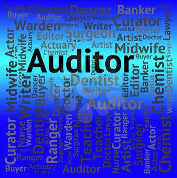 Auditor Job Indicating Hiring Occupations And Auditing