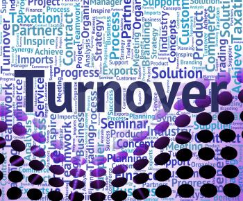 Turnover Word Indicating Gross Sales And Turnovers