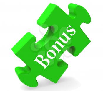 Bonus On Puzzle Showing Reward Or Perk Online