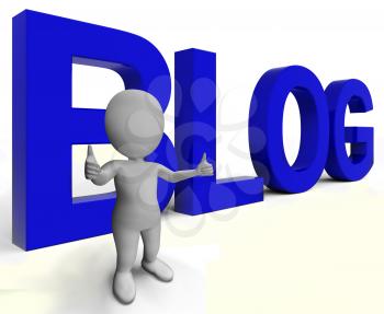 Blog Word For Blogger Website And Blogging