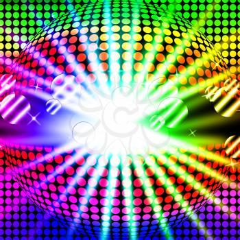 Disco Ball Background Meaning Bright Beams And Dancing
