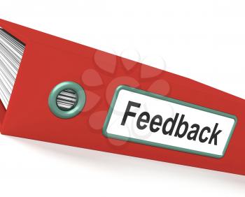Feedback File Shows Opinions And Surveys 