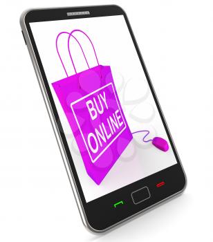 Buy Online Phone Showing Internet Availability for Buying and Sales