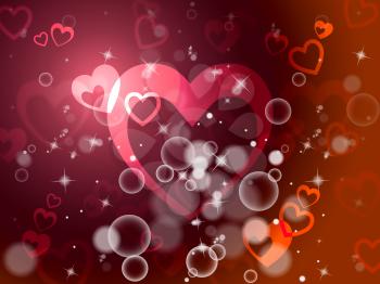 Hearts Background Meaning Romantic Wallpaper Or Background
