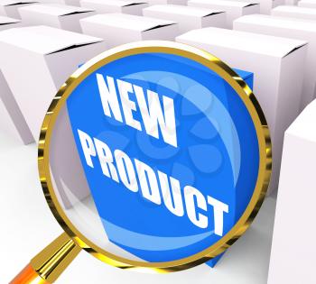 New Product Packet Indicating Newness and Advertisement