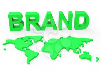 World Brand Representing Company Identity And Globe