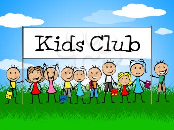 Kids Club Showing Clubs Enjoyment And Leisure