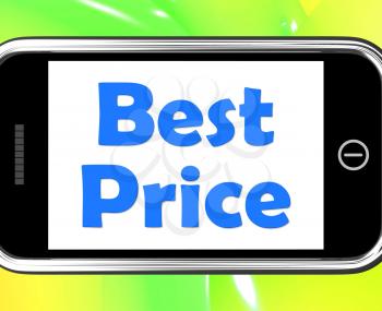Best Price On Phone Showing Promotion Offer Or Discount