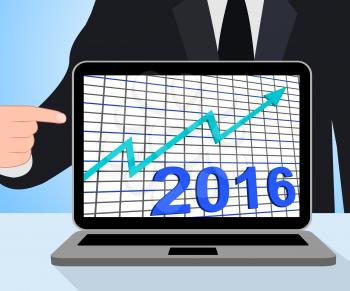 Twenty Sixteen Graph Chart Displaying Increase In 2016