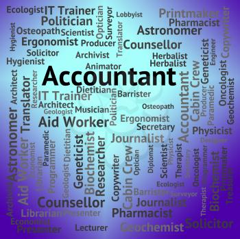 Accountant Job Showing Balancing The Books And Accounts Employee