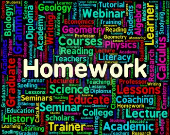Homework Word Meaning Assignments Educate And Words