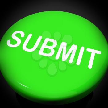 Submit Switch Showing Submitting Submission Or Application