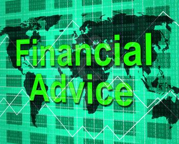 Financial Advice Representing Info Earnings And Help