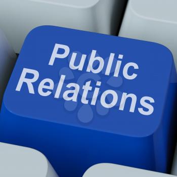 Public Relations Key Meaning News Media Communication Online