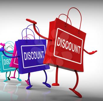Discount Bags Showing Discounts, Sales, and Bargains