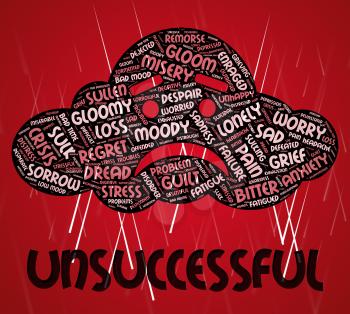 Unsuccessful Word Meaning In Vain And Wordcloud