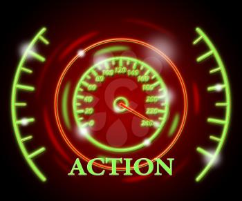 Action Gauge Meaning High Speed And Quick