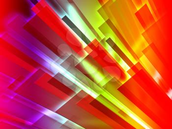 Colourful Bars Background Showing Graphic Design Or Digital Art