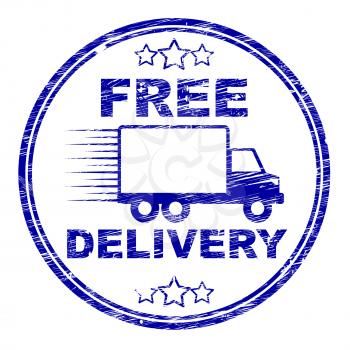 Free Delivery Stamp Meaning With Our Compliments And Without Charge