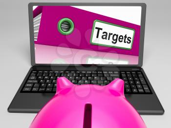 Targets Laptop Meaning Aims Objectives And Goal setting